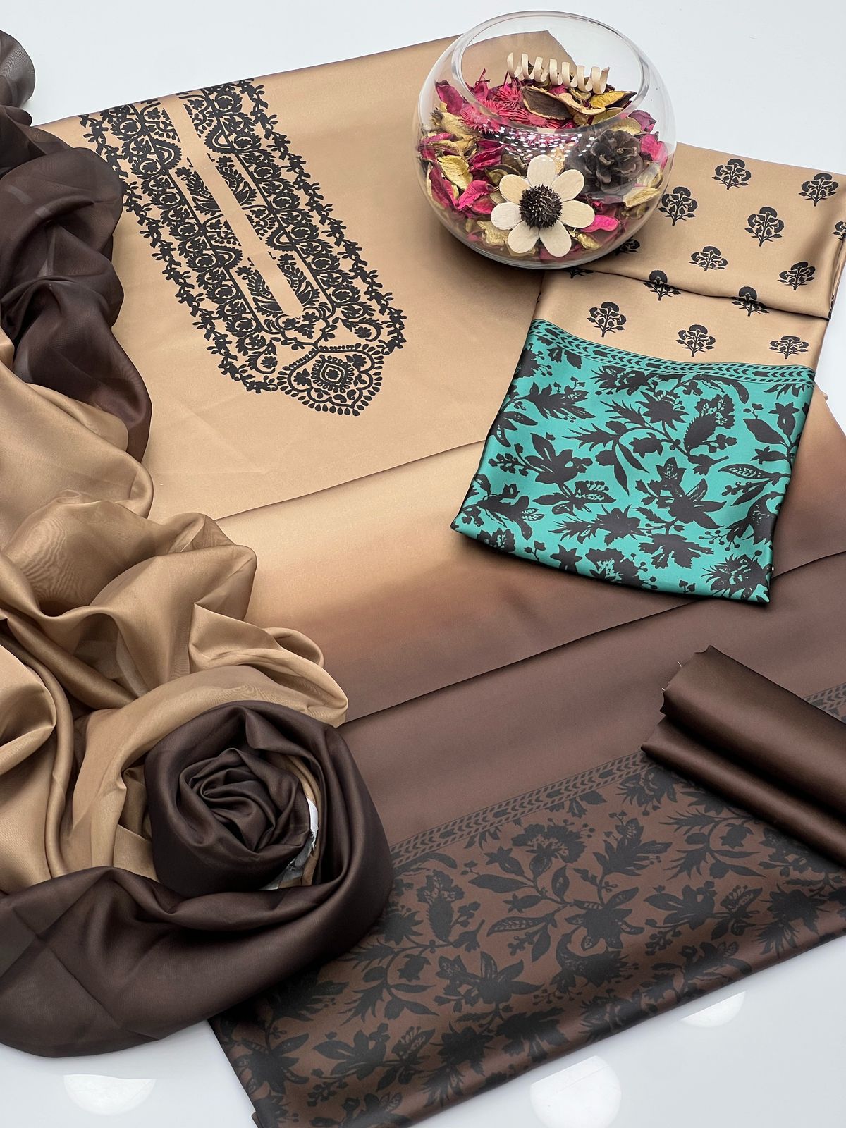 3 pc silk