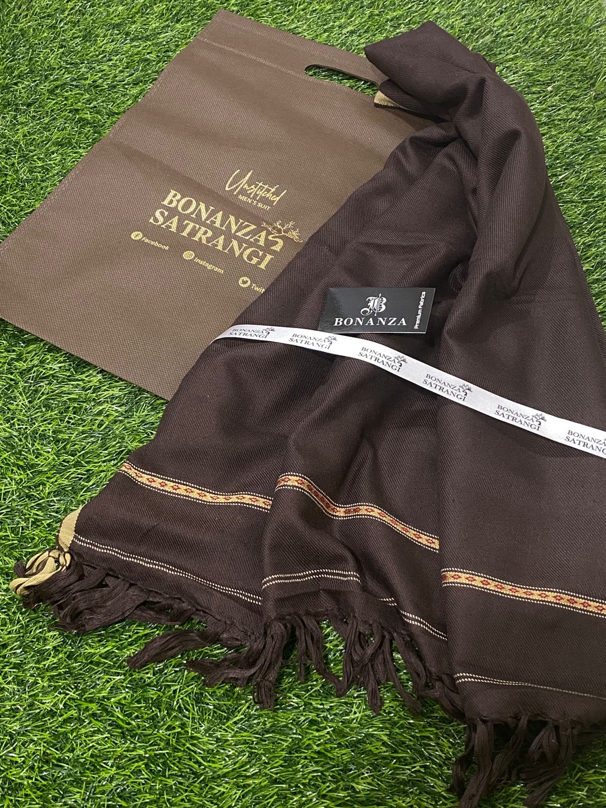 Bonanza satrangi Mens winter shawl