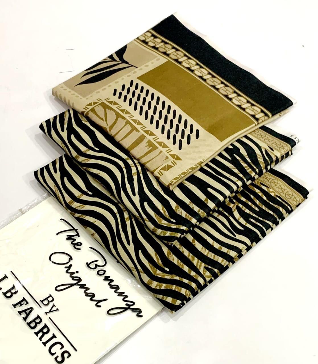 ✨printed lawn 3 piece unstitch suit ✨