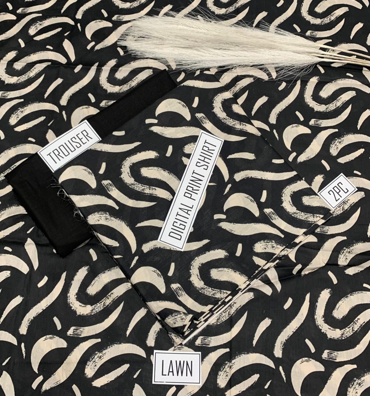 Printed lawn 2 piece unstitched suit