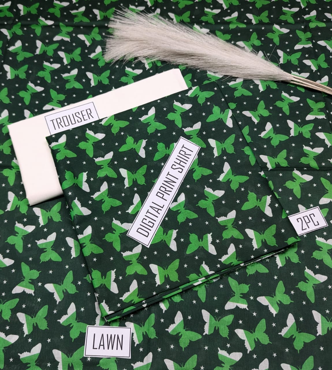 Printed lawn 2 piece unstitched suit